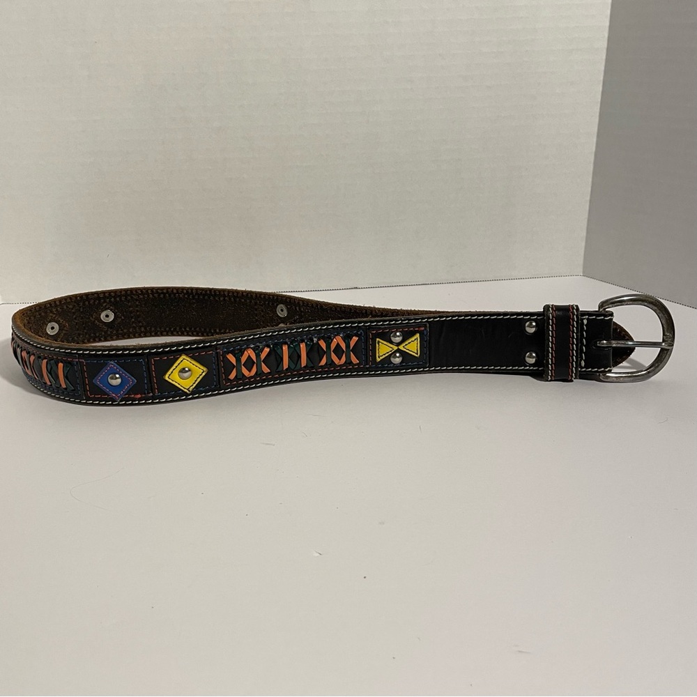 Gap leather belt